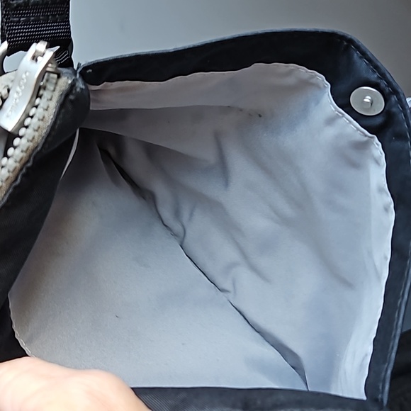 Baggallini Comrade black zebra embossed crossbody bag - Picture 6 of 10